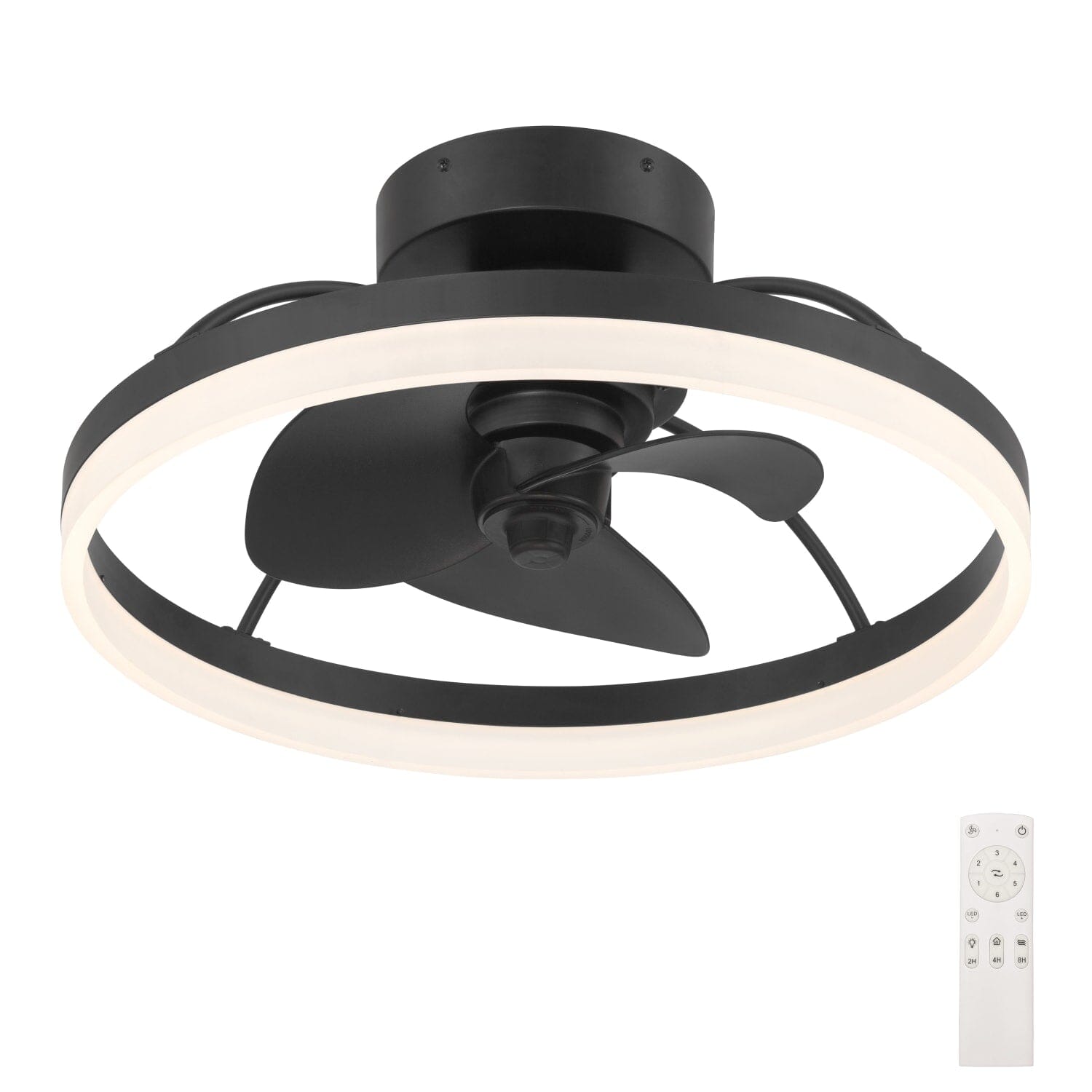 Avel Indoor SureSpeed Low Profile Fandelier 20 inch with Light and Remote - Image 2