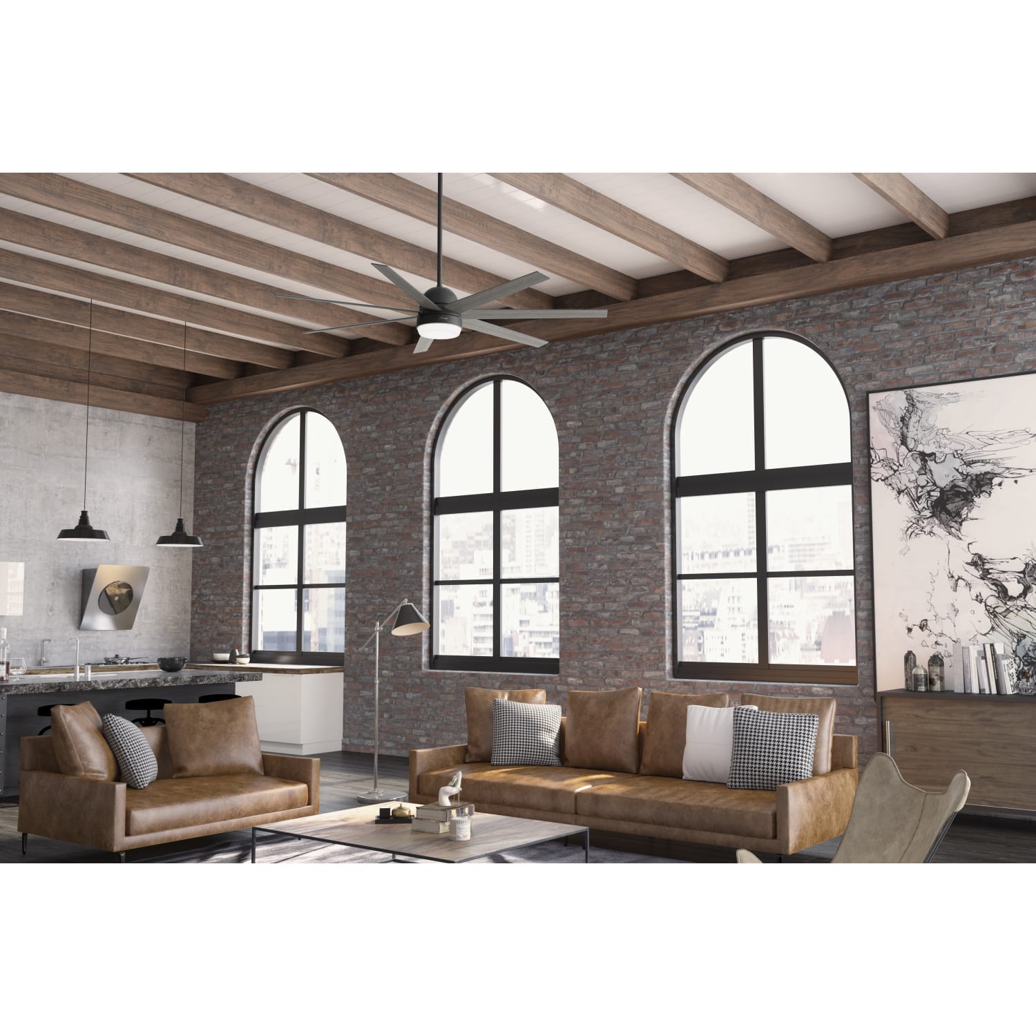 Phenomenon Indoor Smart Fan ENERGY STAR with LED Light 70 inch with Wall Control - Image 5