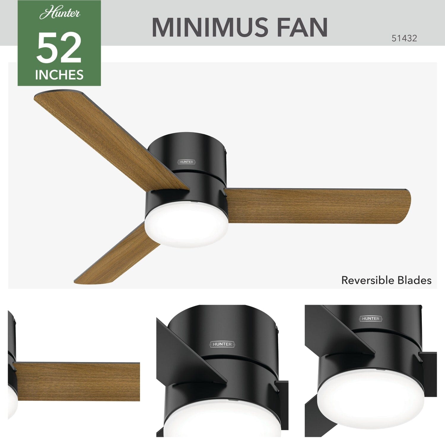 Minimus with LED Light 52 inch - Image 5