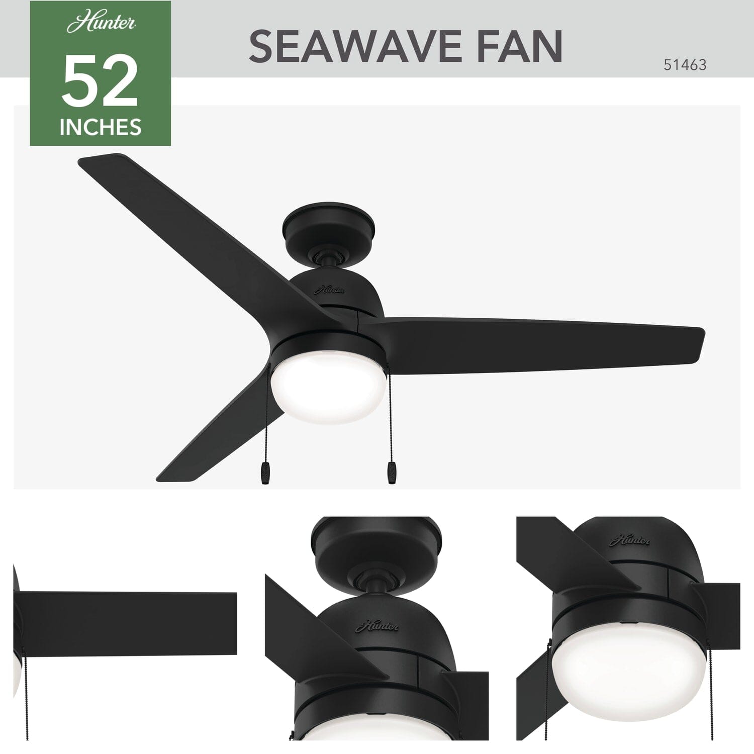 Seawave Outdoor with LED light 52 inch - Image 2