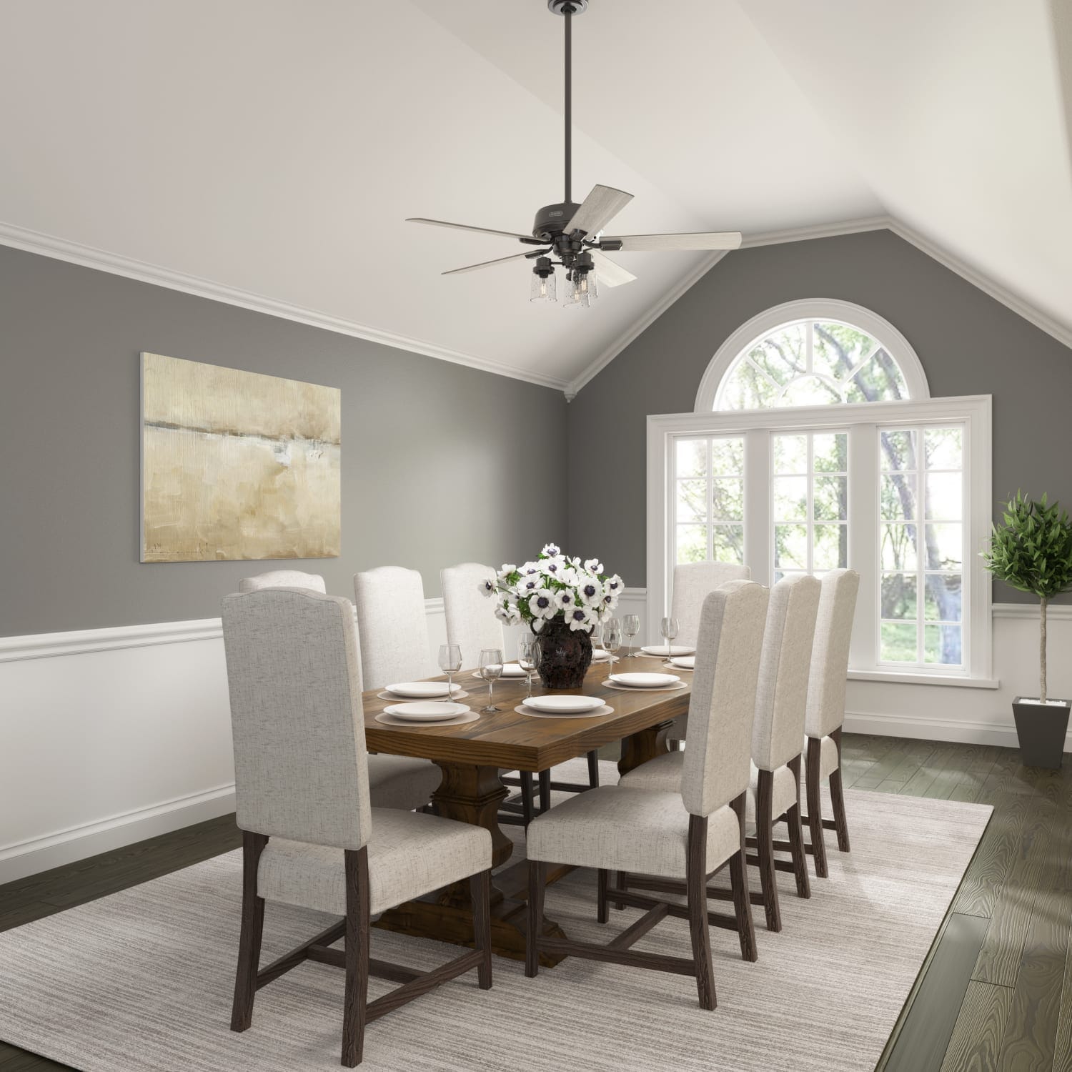 Hartland with LED Light and Remote 52 inch - Image 3