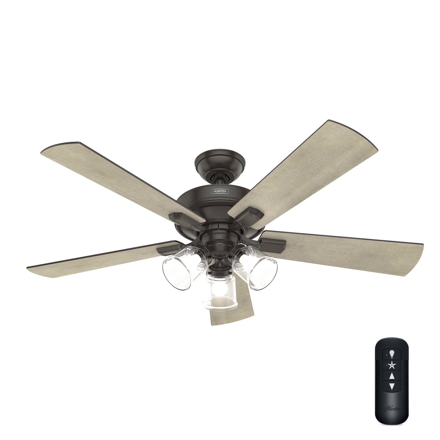 Crestfield with 3 LED Lights 52 inch with remote - Image 4