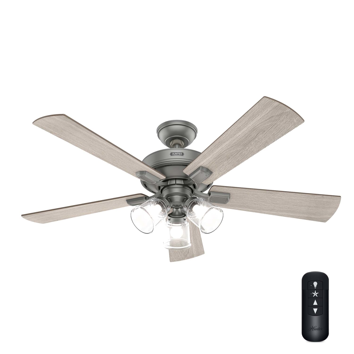 Crestfield with 3 LED Lights 52 inch with remote - Image 3
