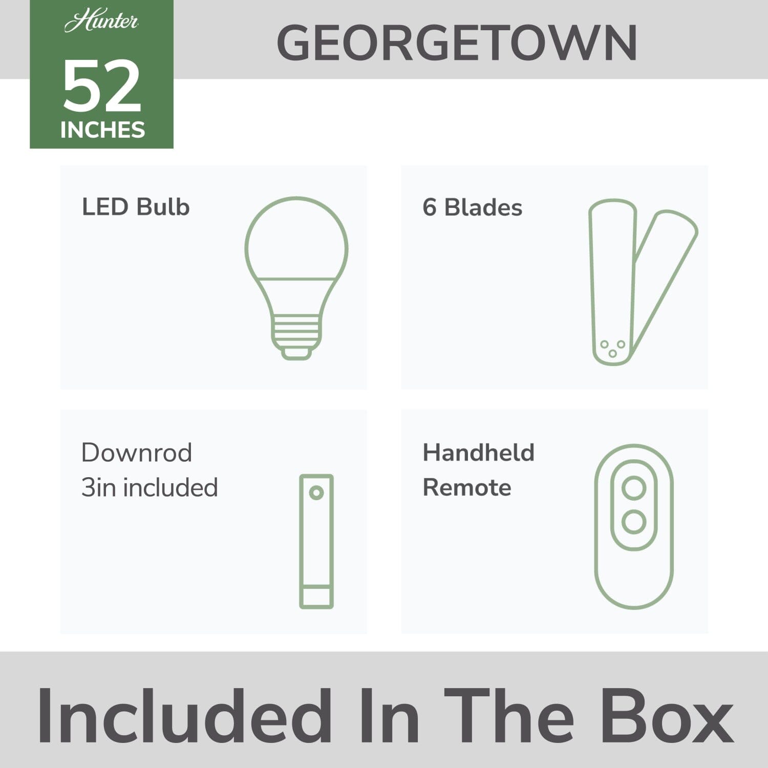 52 inch Georgetown with LED Light - Image 10