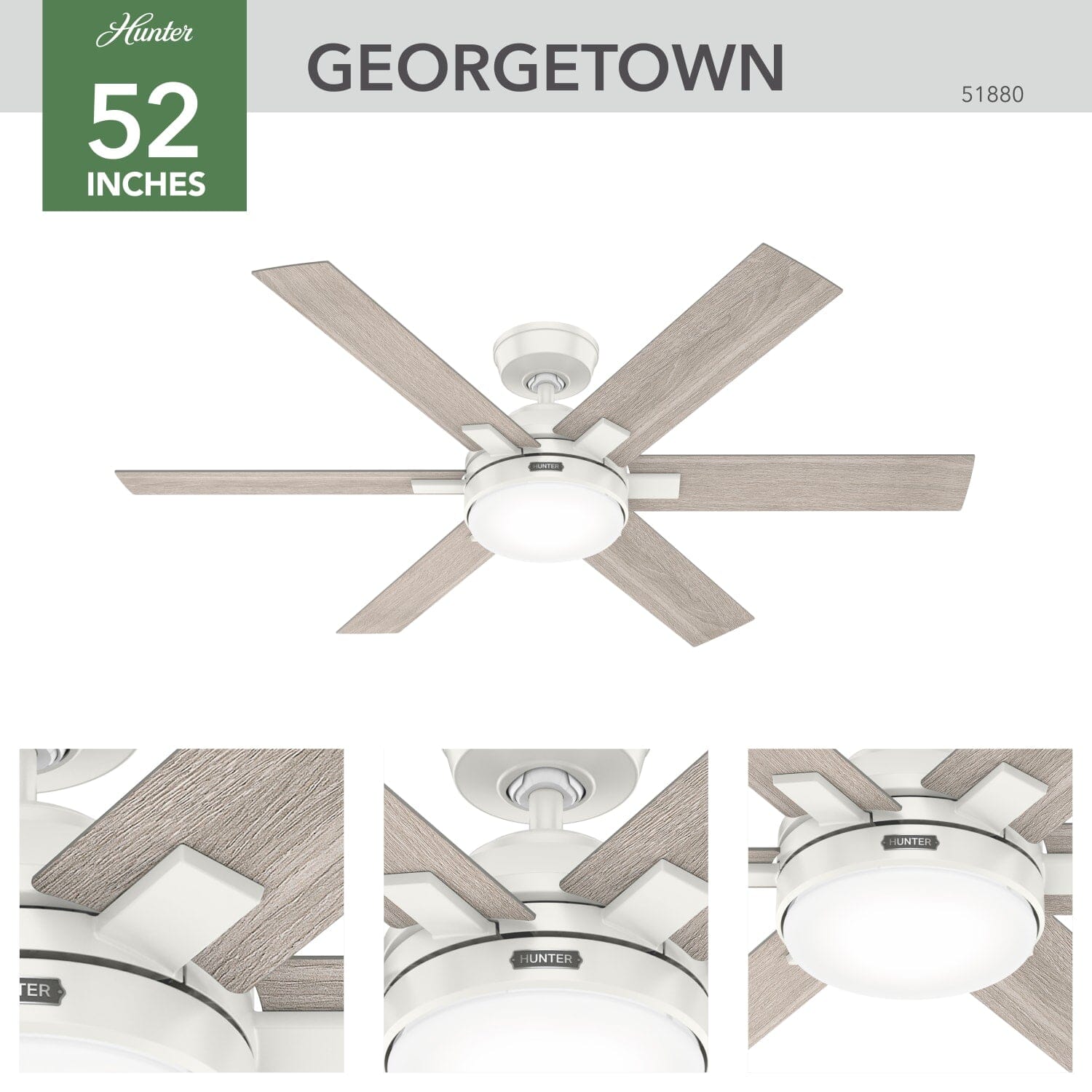 52 inch Georgetown with LED Light - Image 3