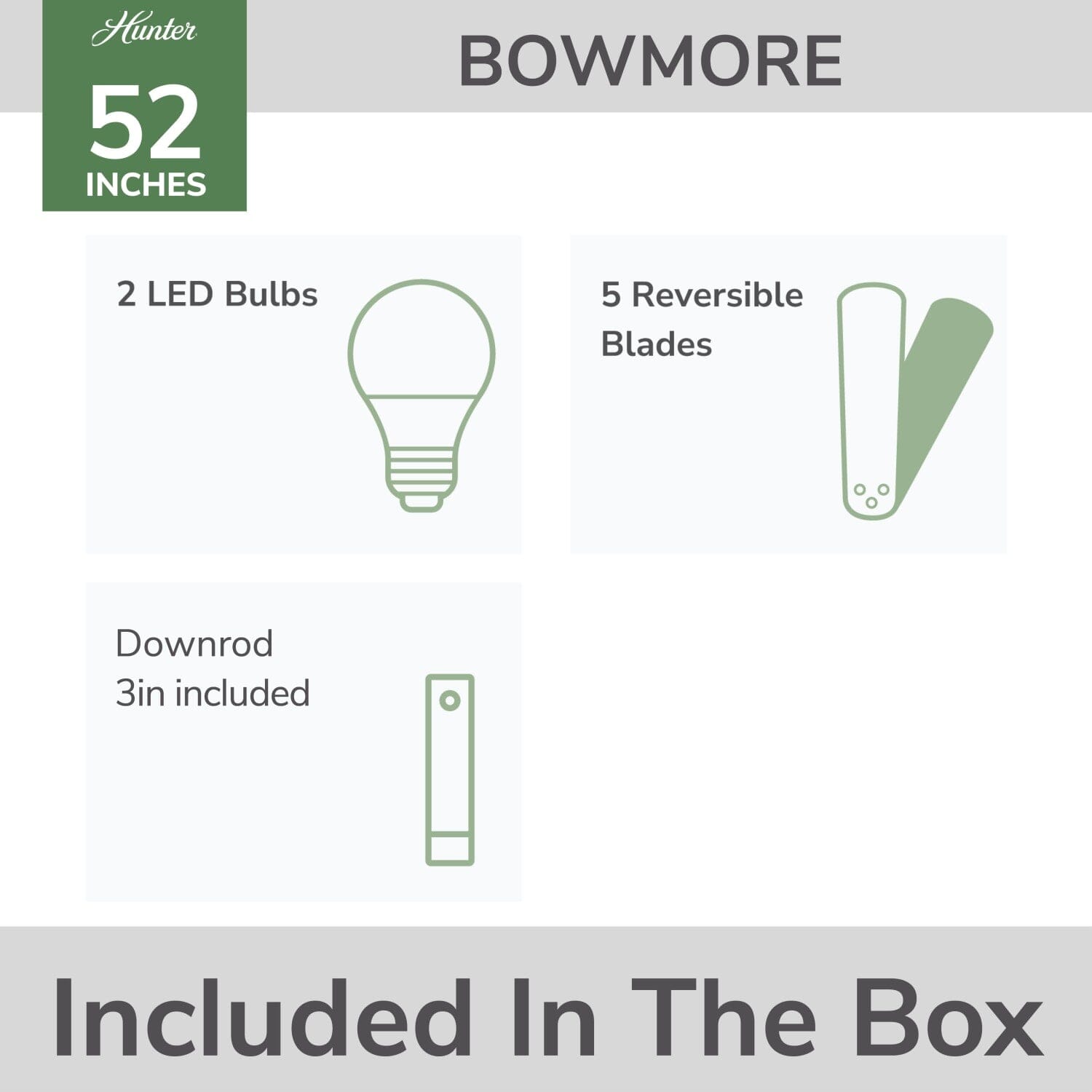 52 inch Bowmore with Light - Image 8