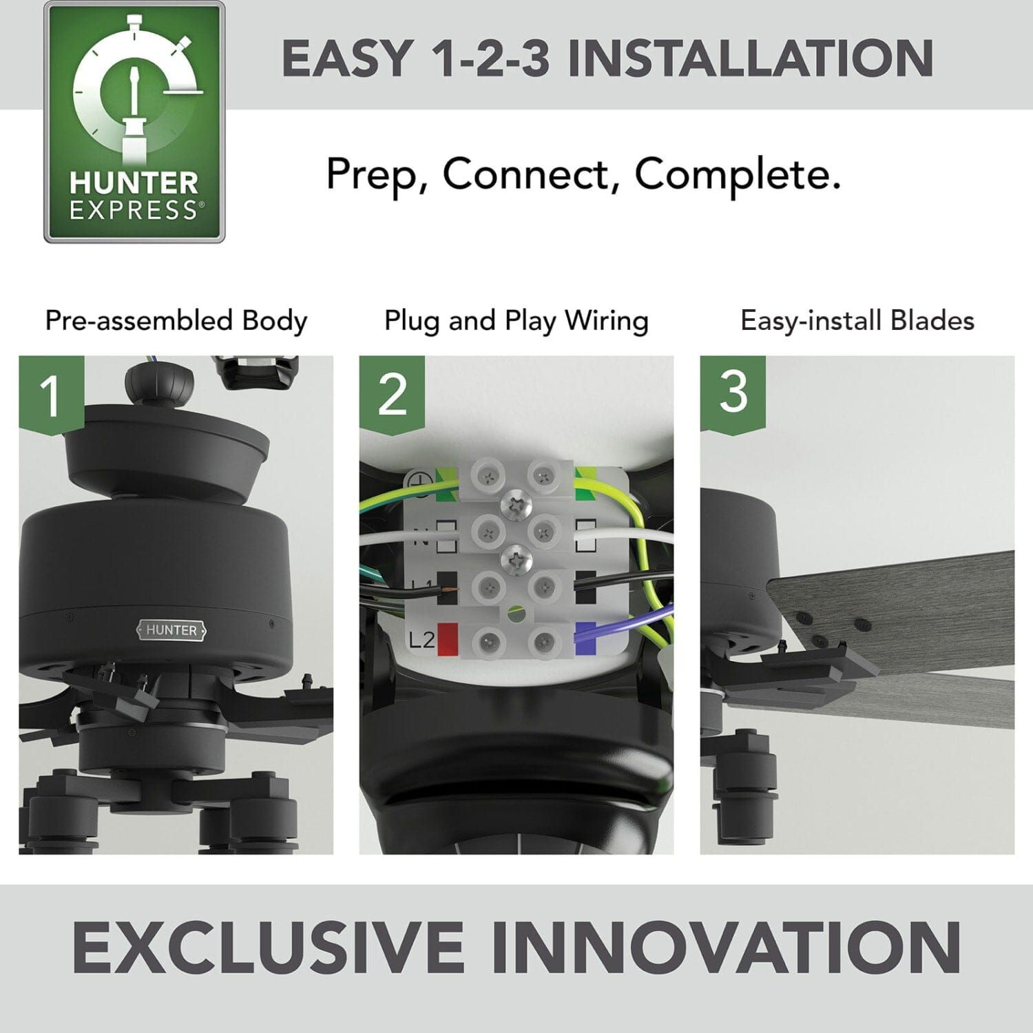 Techne Indoor Smart Fan with 4 Lights 52 inch with Remote - Image 5