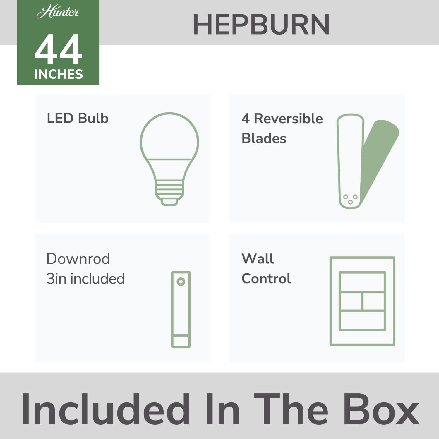 Hepburn with LED Light 44 inch - Image 6