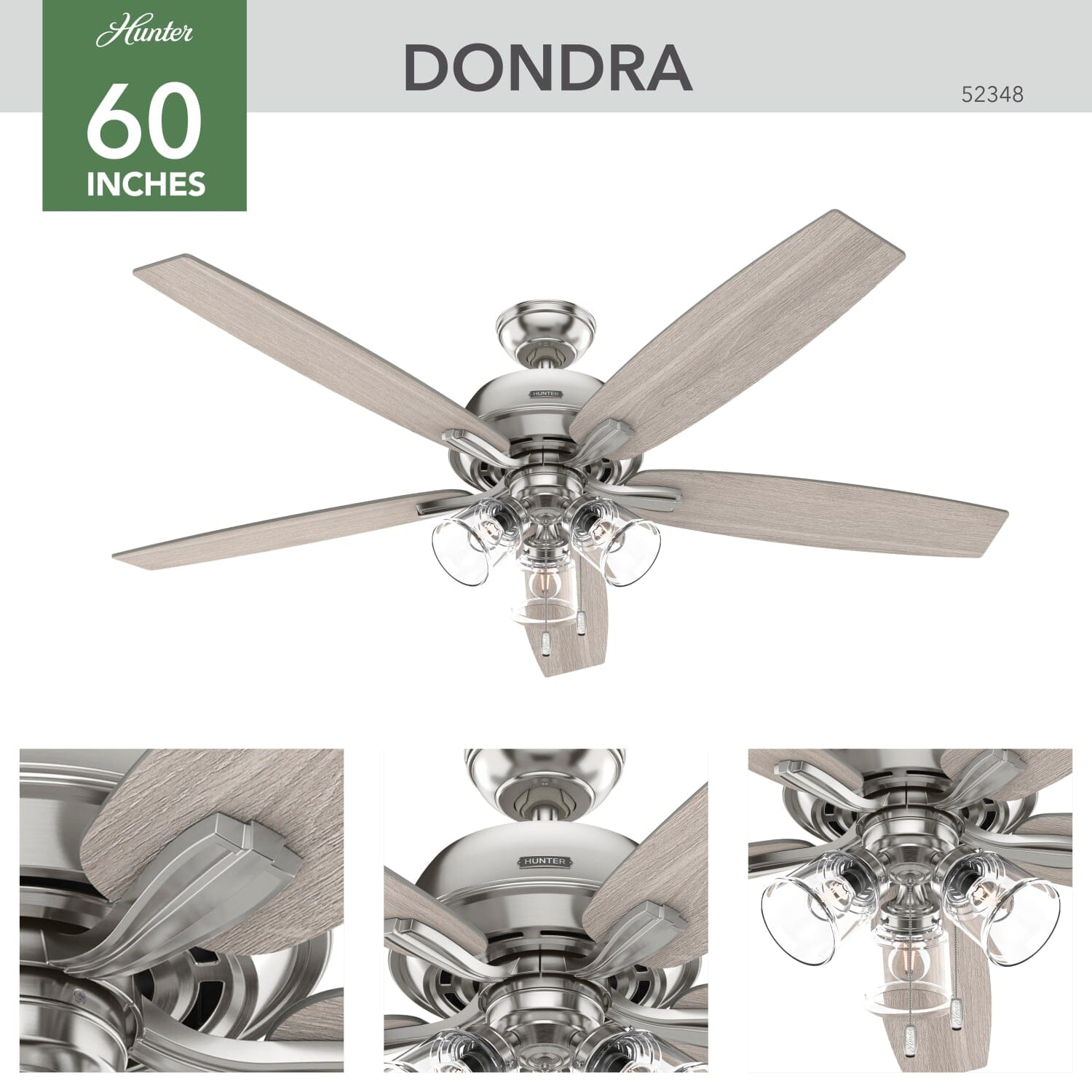 Dondra with 3 Lights 60 inch - Image 5