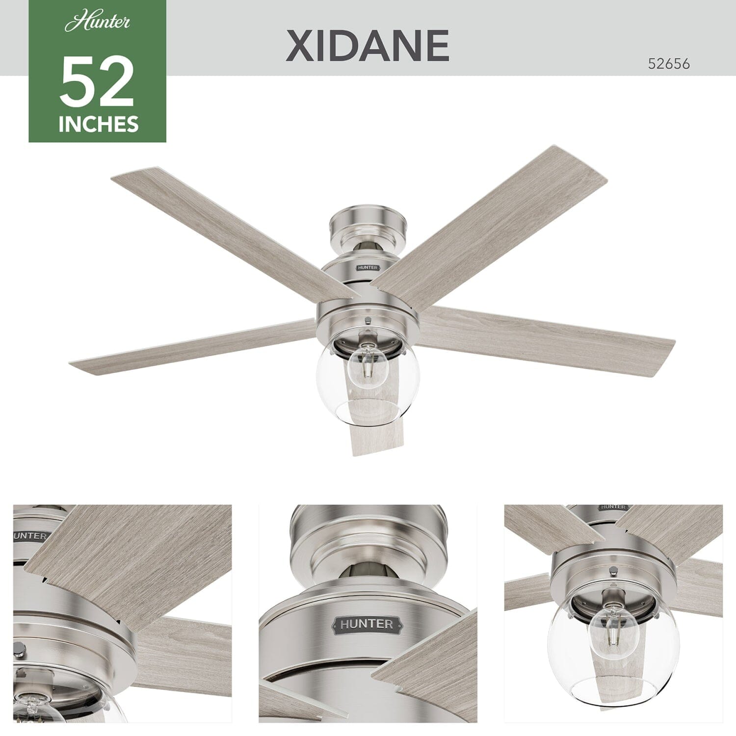 Xidane with LED Light 52 inch - Image 3