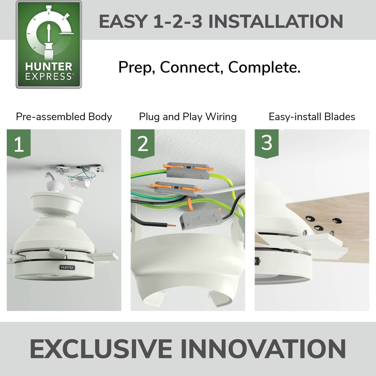 Georgetown Indoor HunterExpress with LED Light 52 inch with remote - Image 6