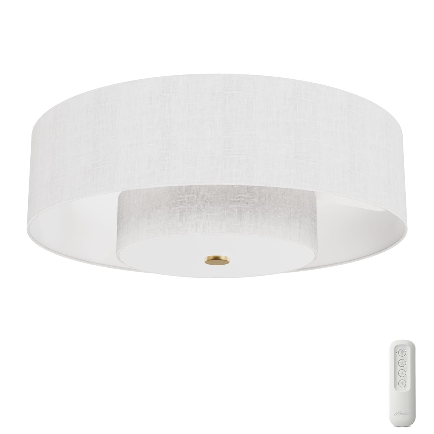 Brookside Jasmine Roth Indoor Fandelier with LED Light 30 inch with remote - Image 4