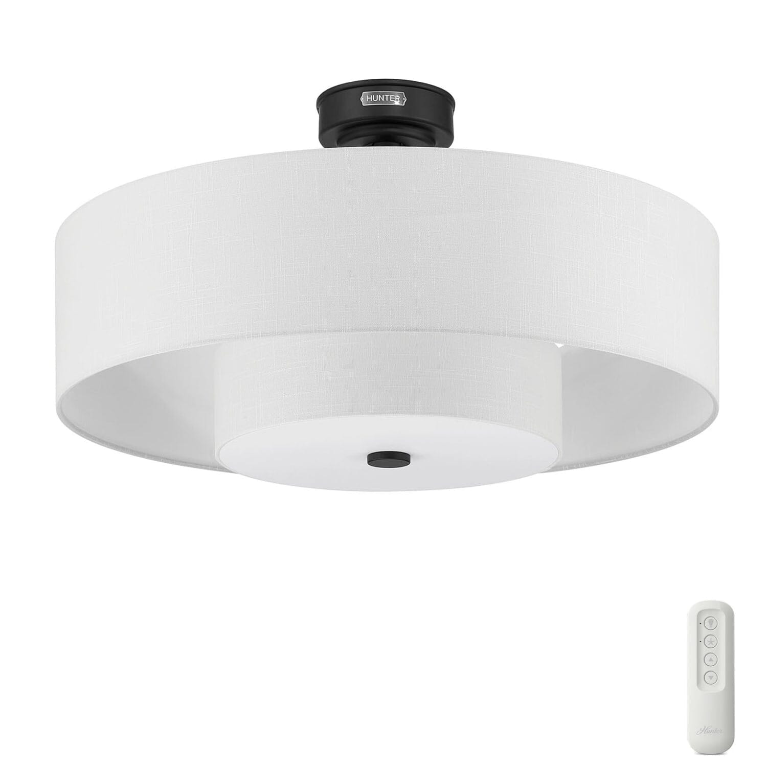 Brookside Jasmine Roth Indoor Fandelier with LED Light 30 inch with remote - Image 3