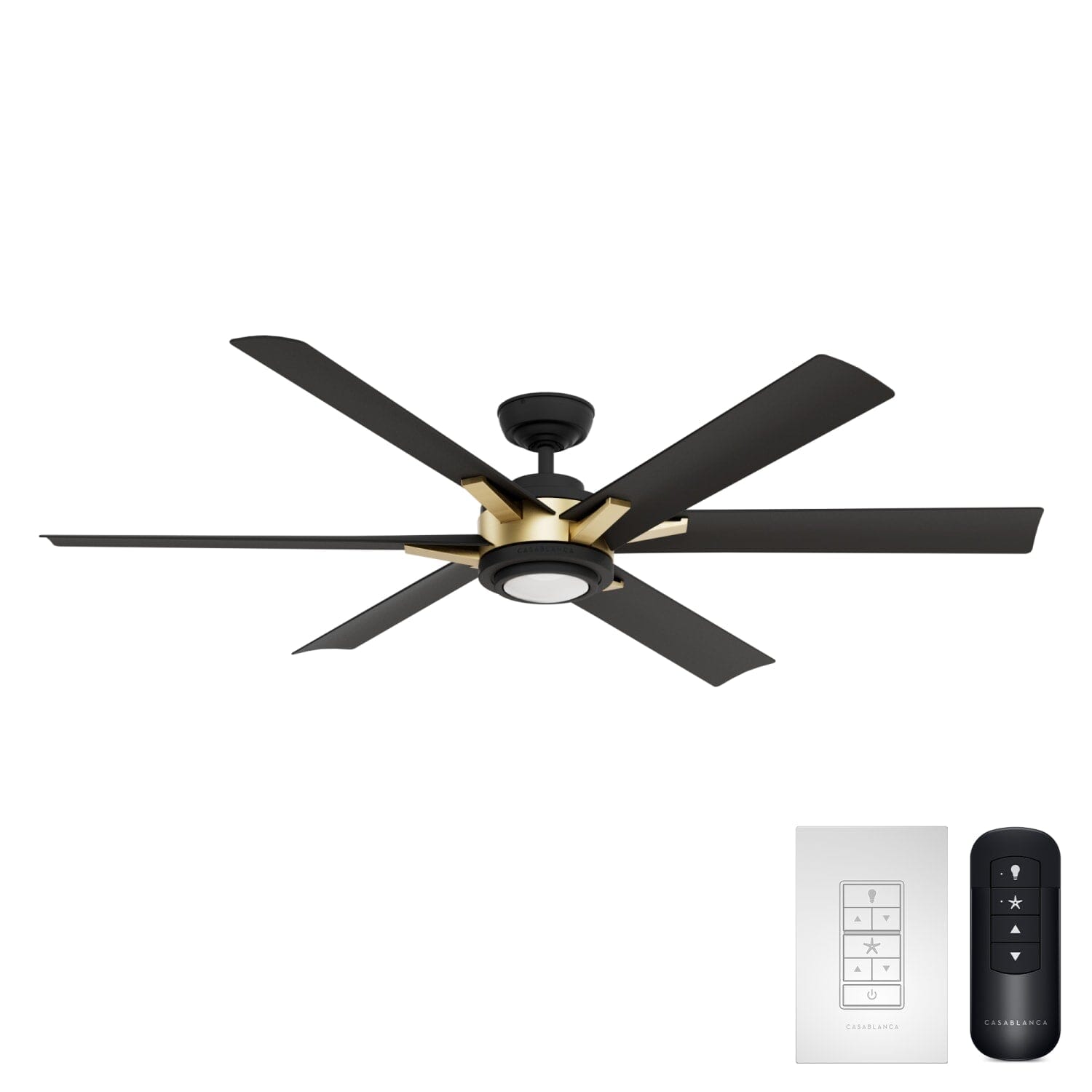 Melia Outdoor ENERGY STAR DC with LED Light 65 inch with remote and wall control - Image 2