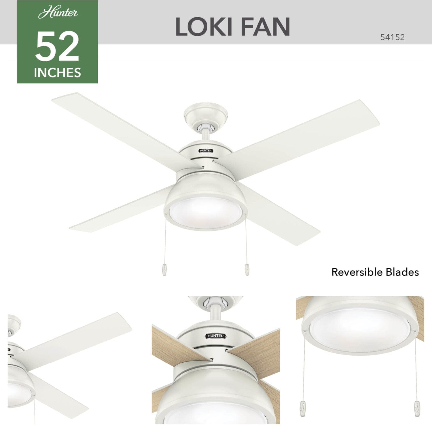 LOKI WITH LED LIGHT 52 INCH - Image 5