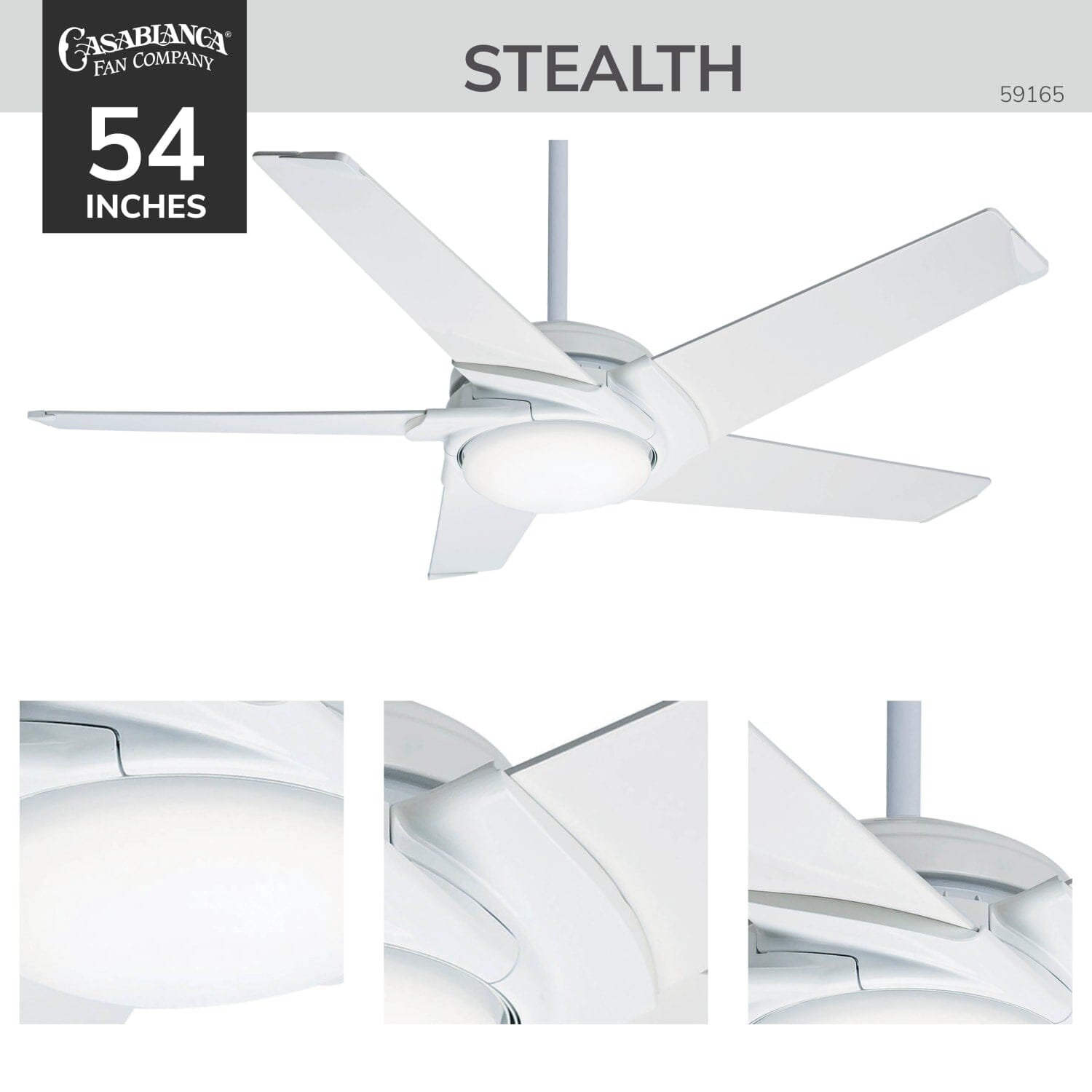 Stealth DC with LED Light 54 inch - Image 3