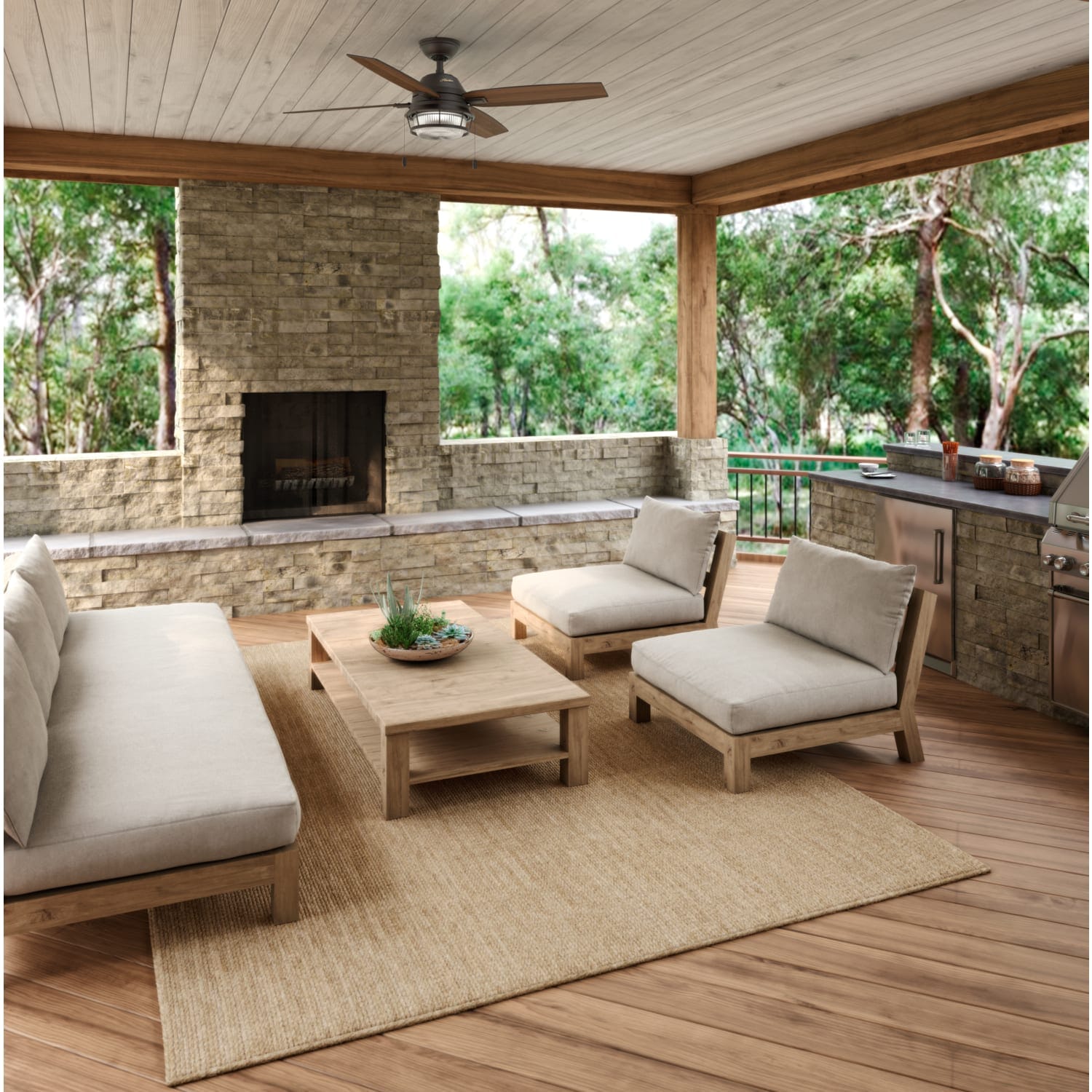 Ocala Outdoor with LED Light 52 inch - Image 6