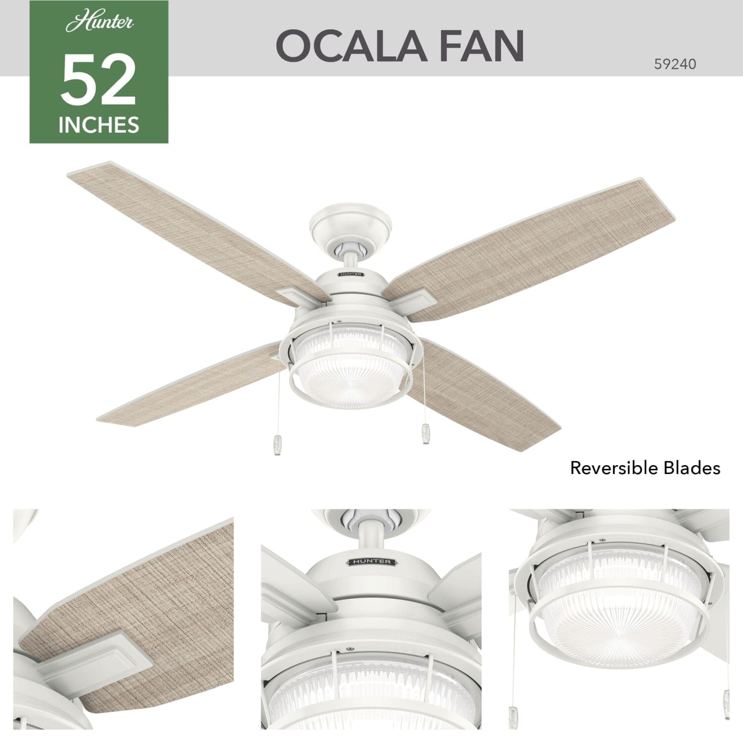 Ocala Outdoor with LED Light 52 inch - Image 3