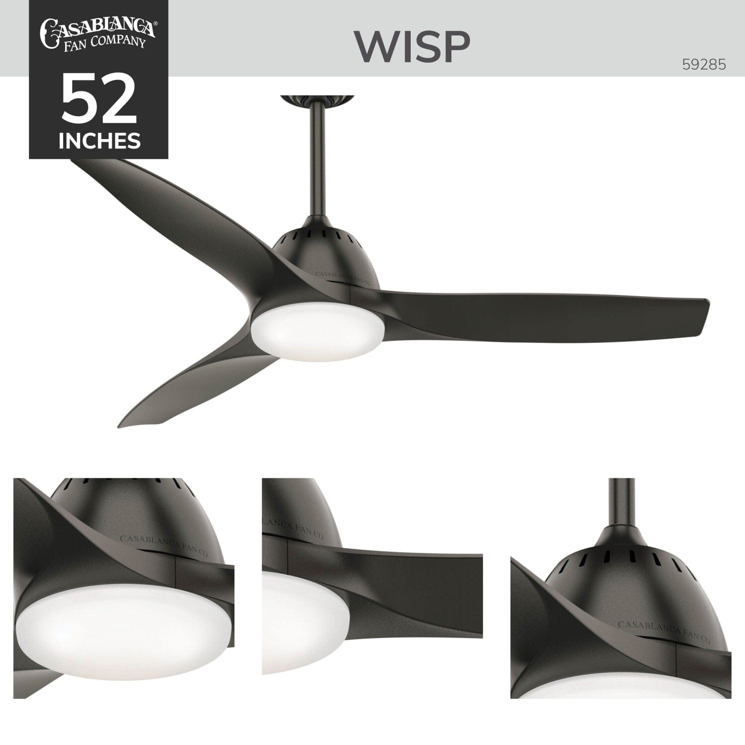 Wisp with LED Light 52 inch - Image 5