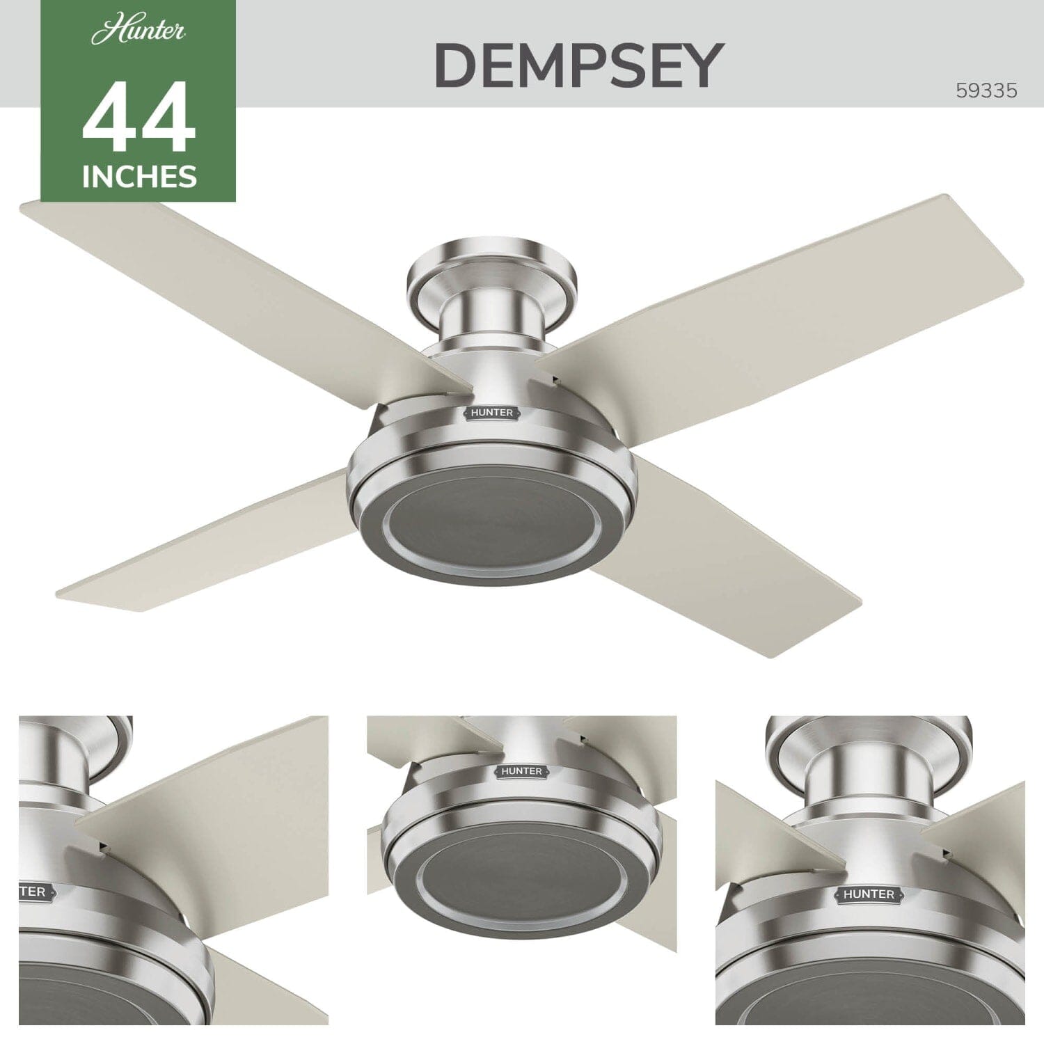 Dempsey Low Profile 44 inch with Remote - Image 5