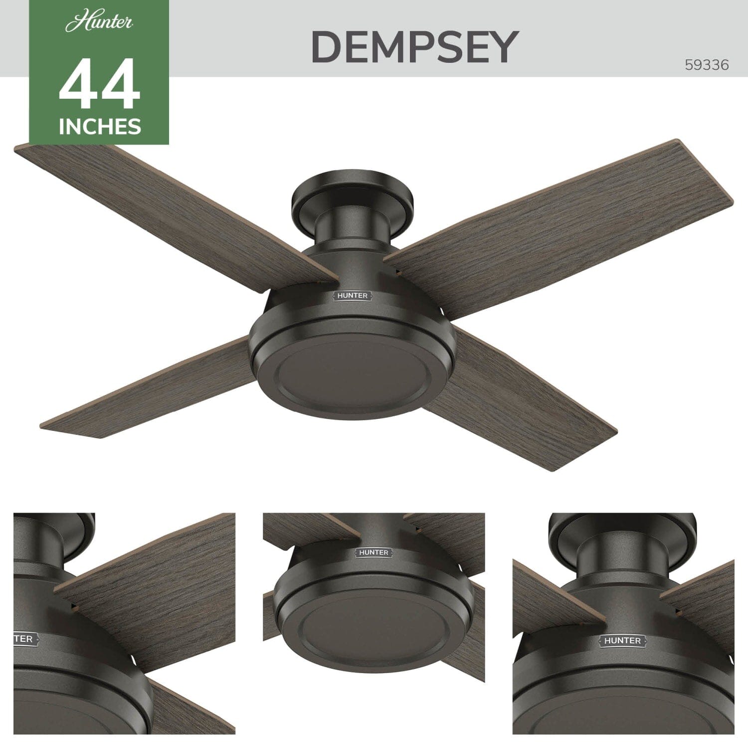 Dempsey Low Profile 44 inch with Remote - Image 6