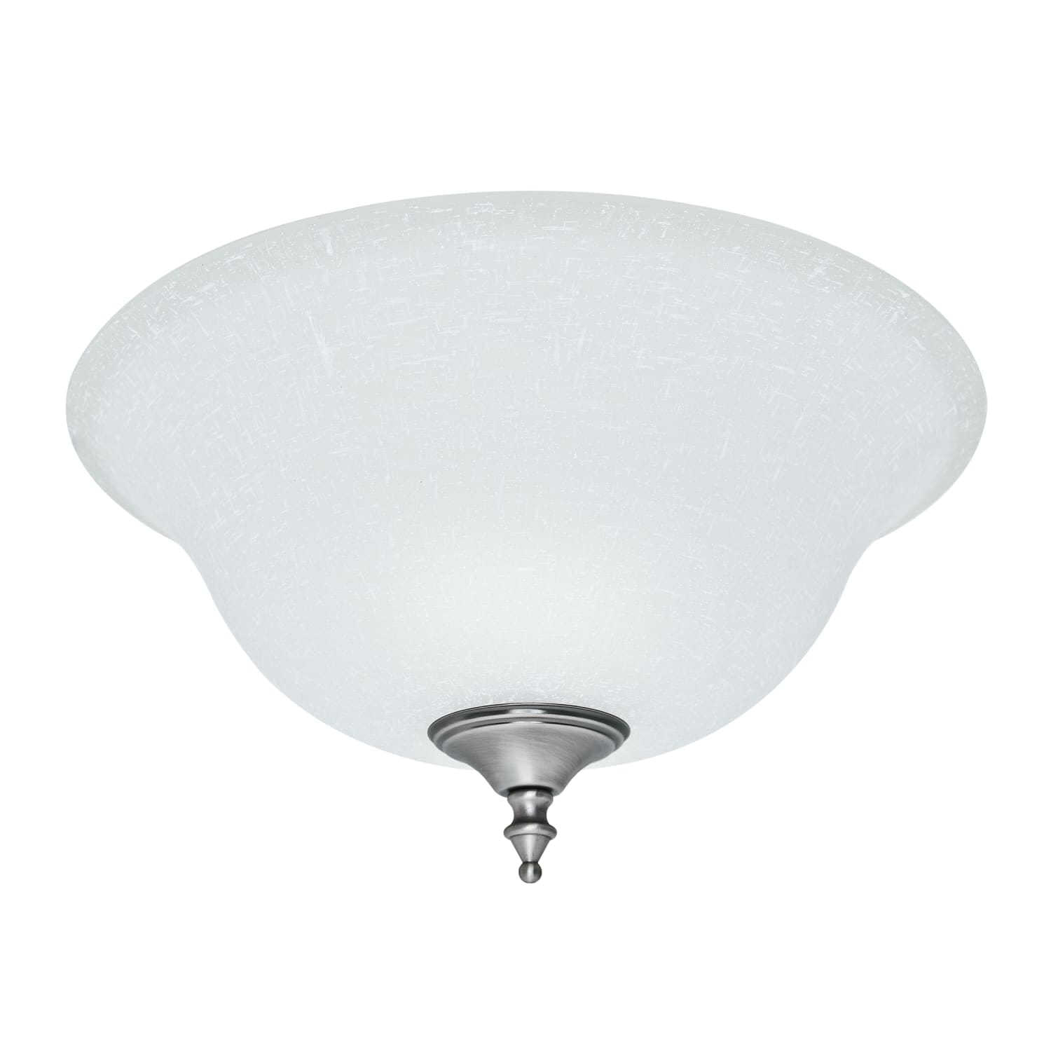 White Linen Glass Bowl - 99162