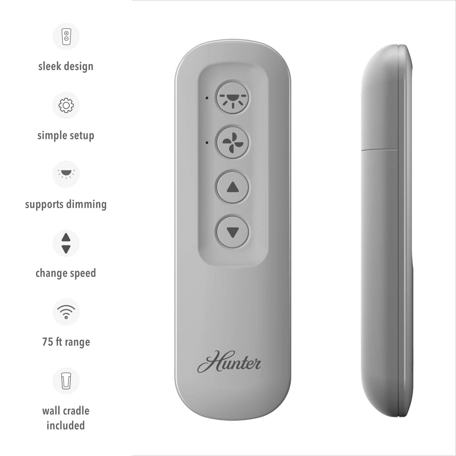 Universal Fan-Light Remote Control with Receiver - 99770 - Image 2