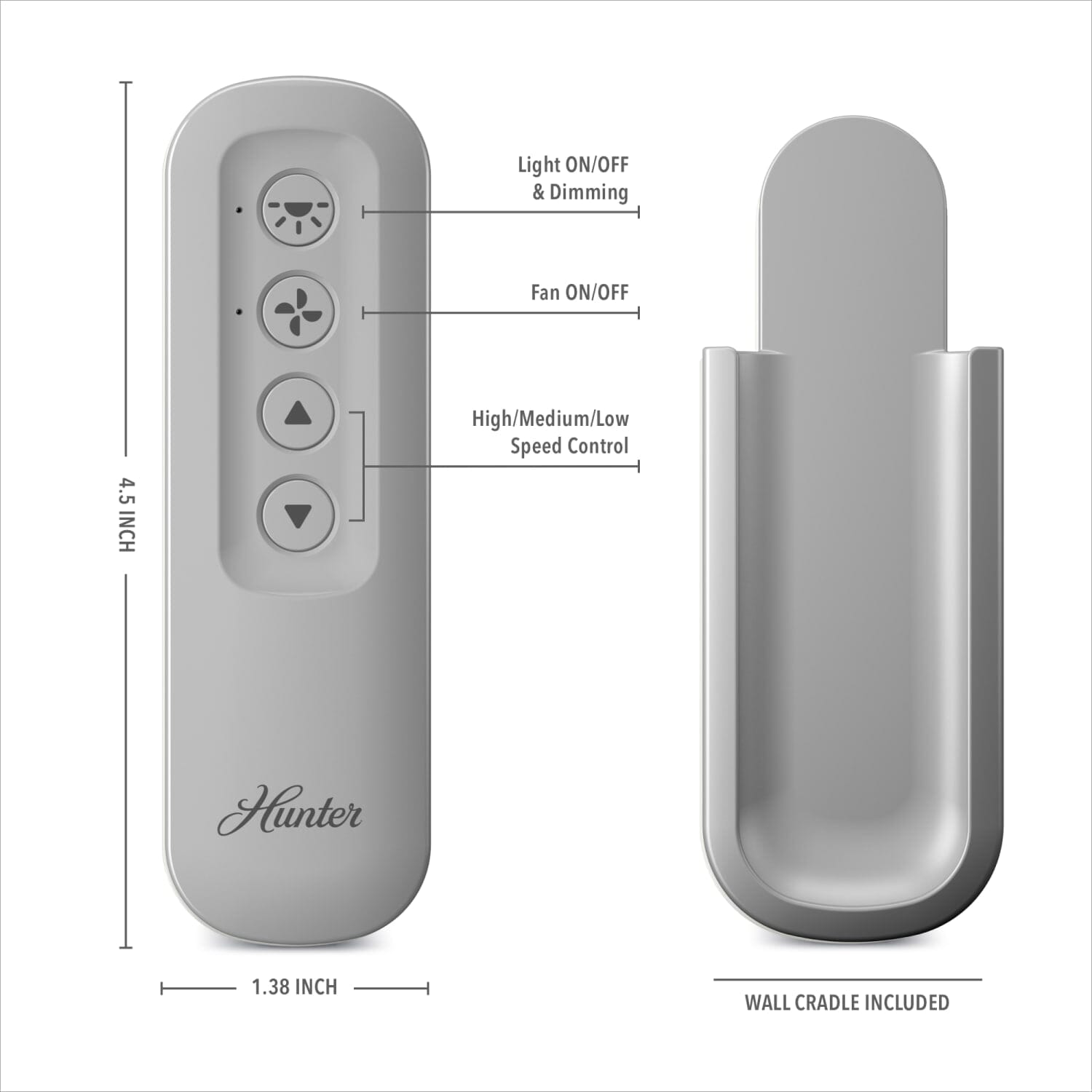 Universal Fan-Light Remote Control with Receiver - 99770 - Image 3