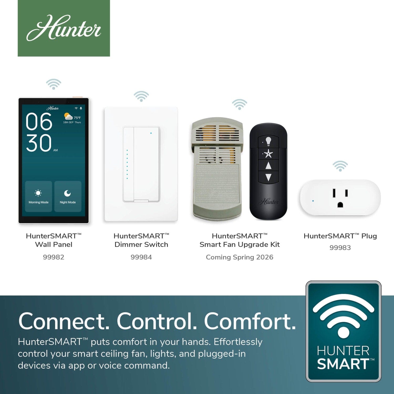 HunterSMART Smart Wall Panel - 99982 - Image 2