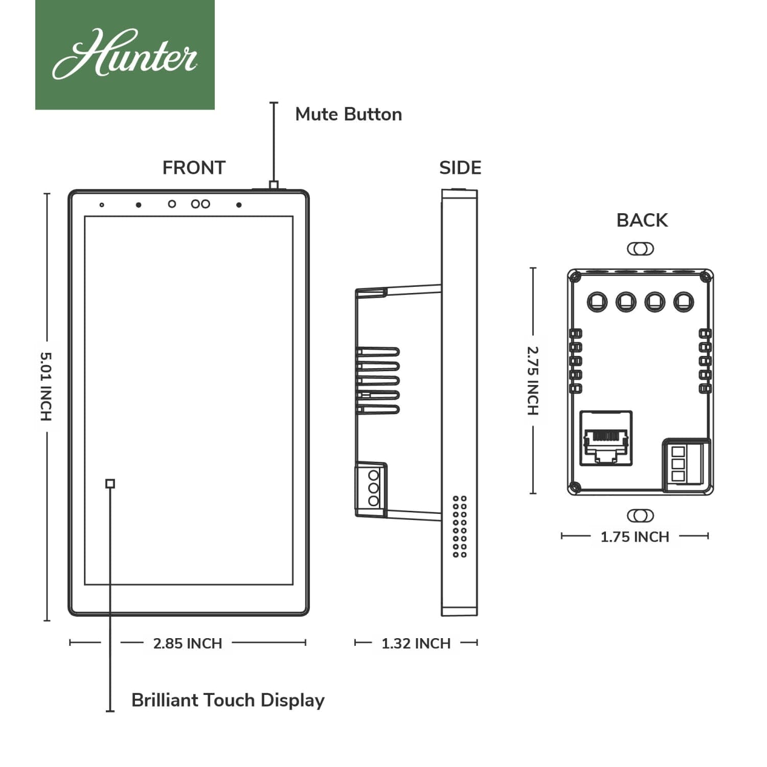 HunterSMART Smart Wall Panel - 99982 - Image 3