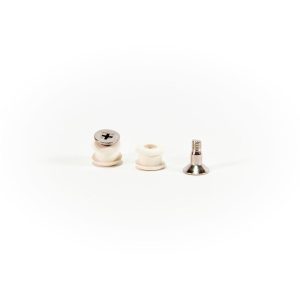 Blade Screw Kit-Chrome Screws-White Grommets - K605001000