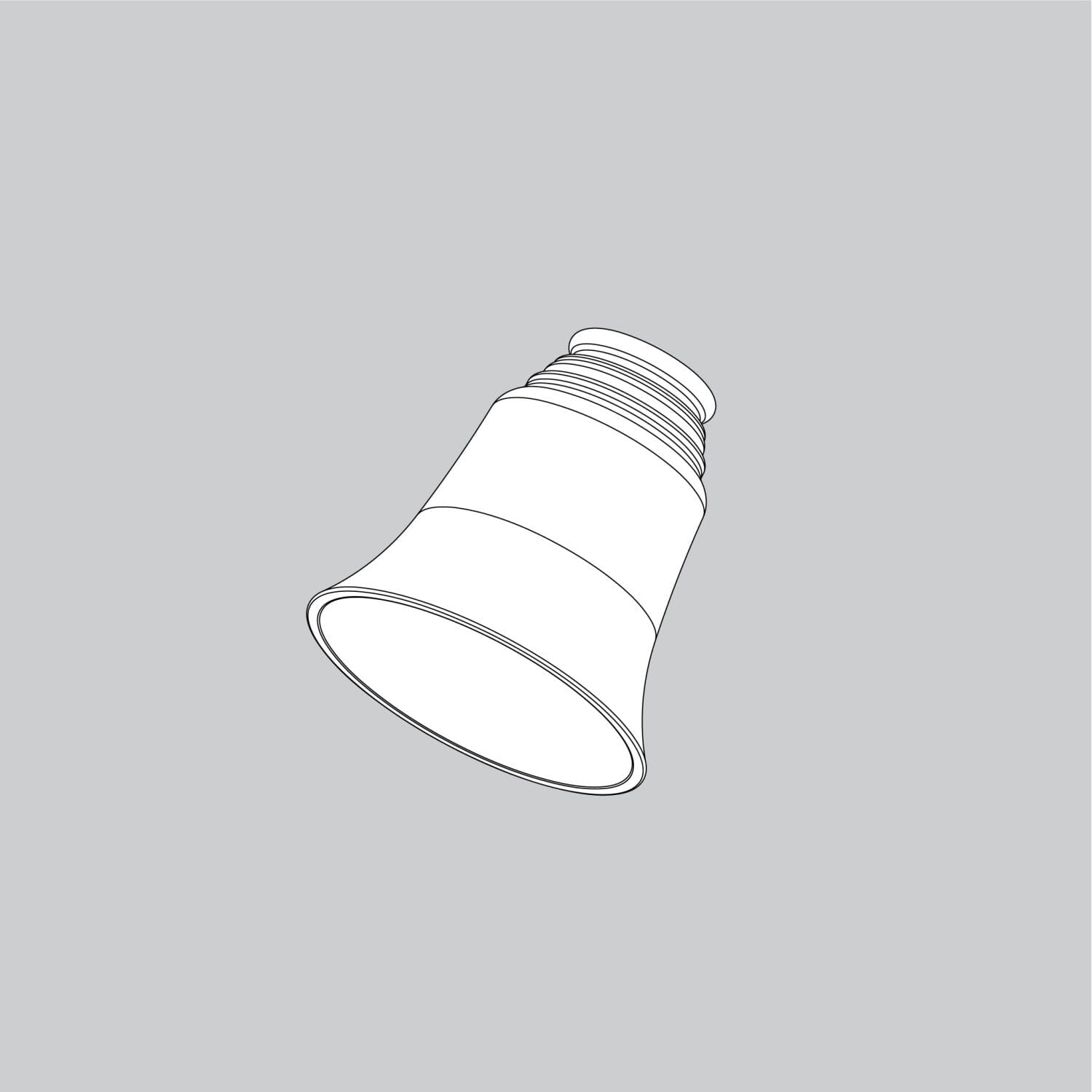 Glass Globe-Clear Frosted - K044601146