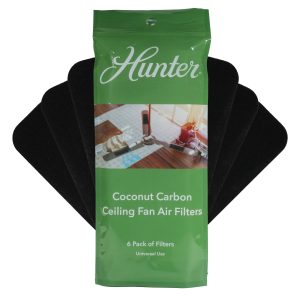 Hunter Fan Company Coconut Carbon Ceiling Fan Blade Air Filters