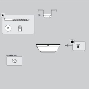 Hanging And Canopy Assembly-Brushed Nickel - K031901214