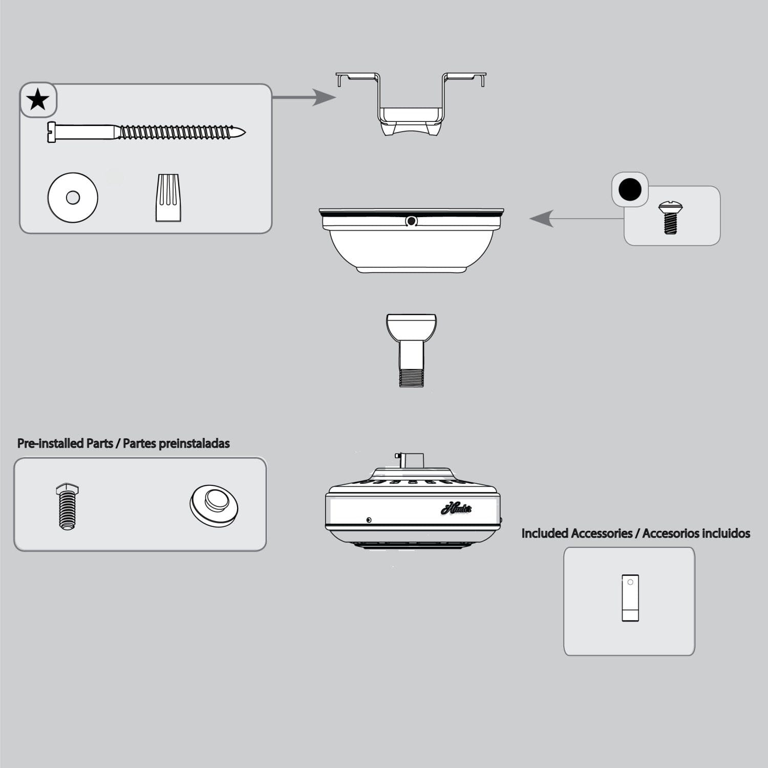 Hanging System Kit-Snow White - K006501203