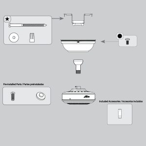 Hanging System-Metallic Chocolate - K006501688