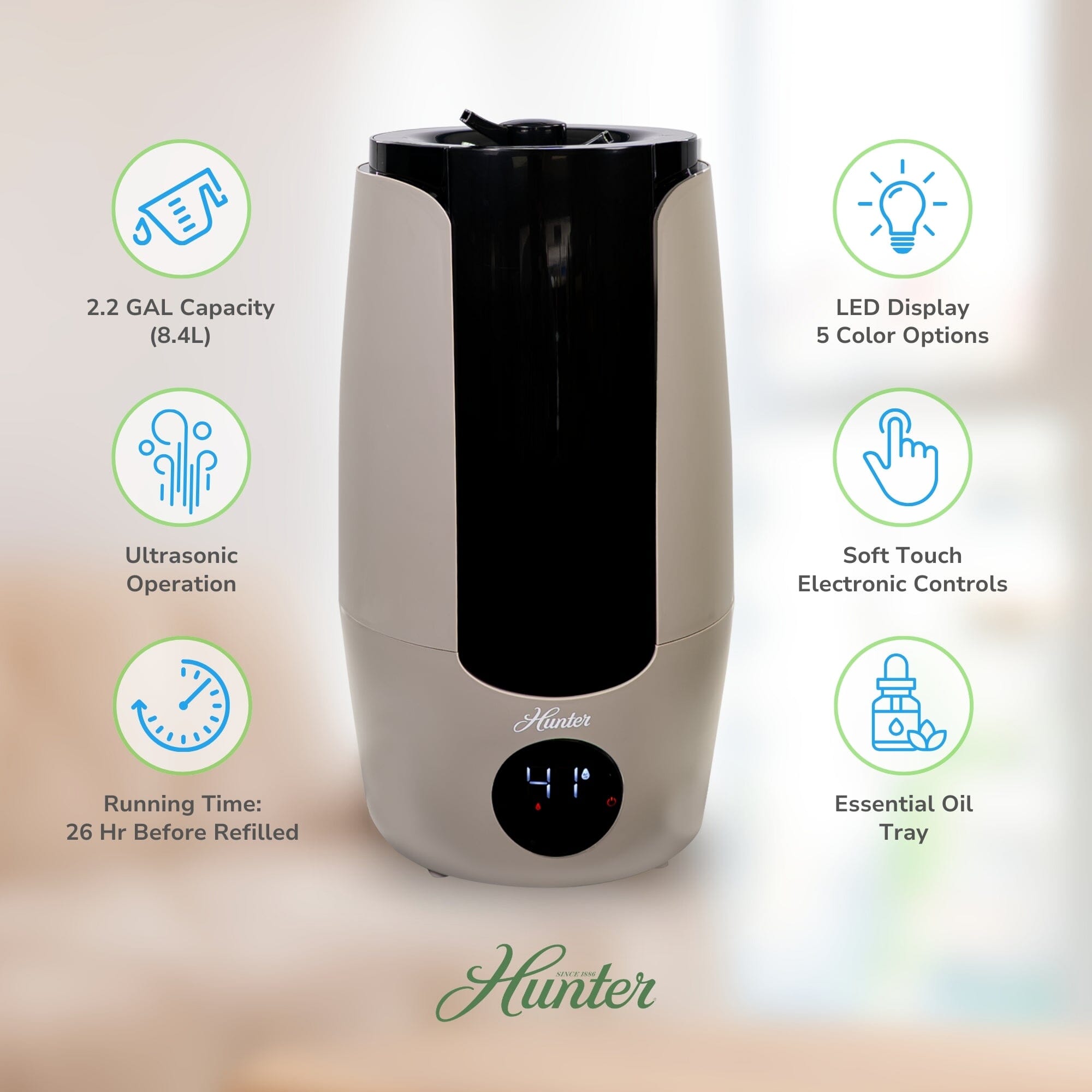 HHU400 Aspire Ultrasonic Cool Mist Humidifier - Image 4