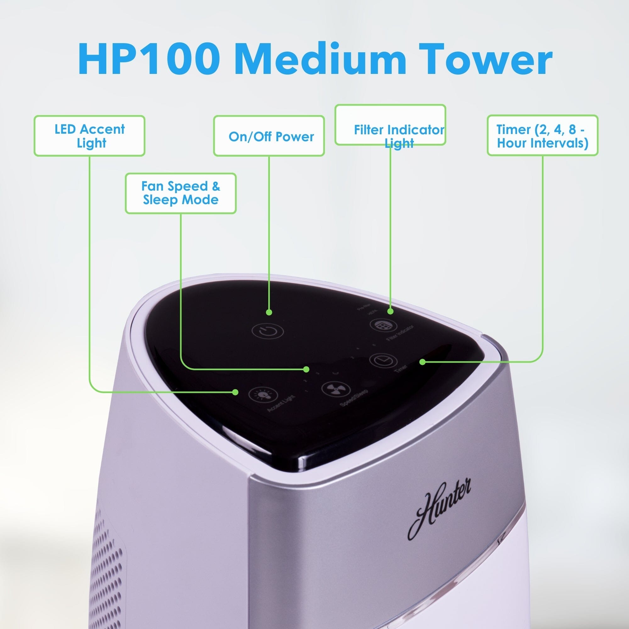 Medium Tower Air Purifier HP100 - Image 3