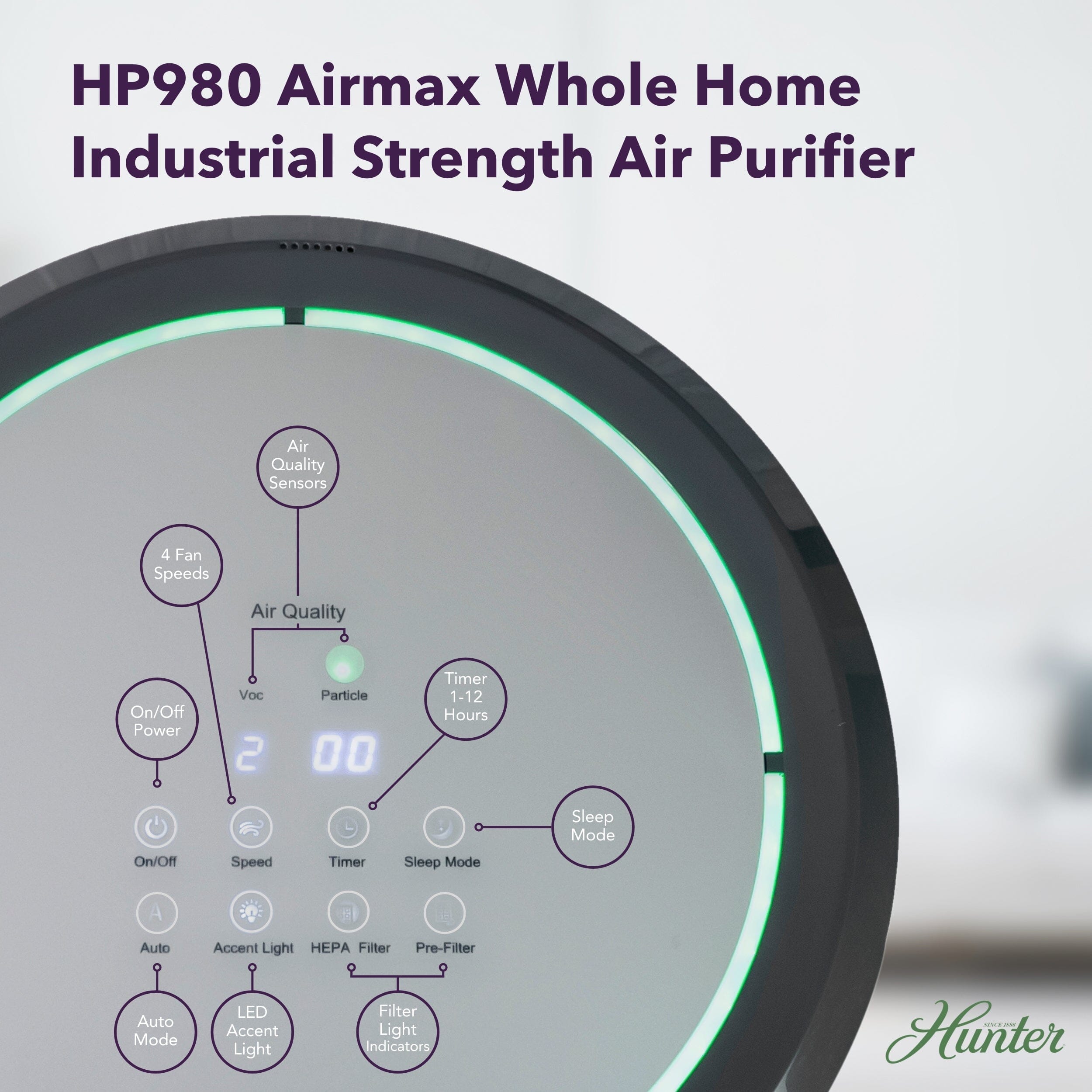AirMax Whole Home Industrial Strength Air Purifier HP980 - Image 8