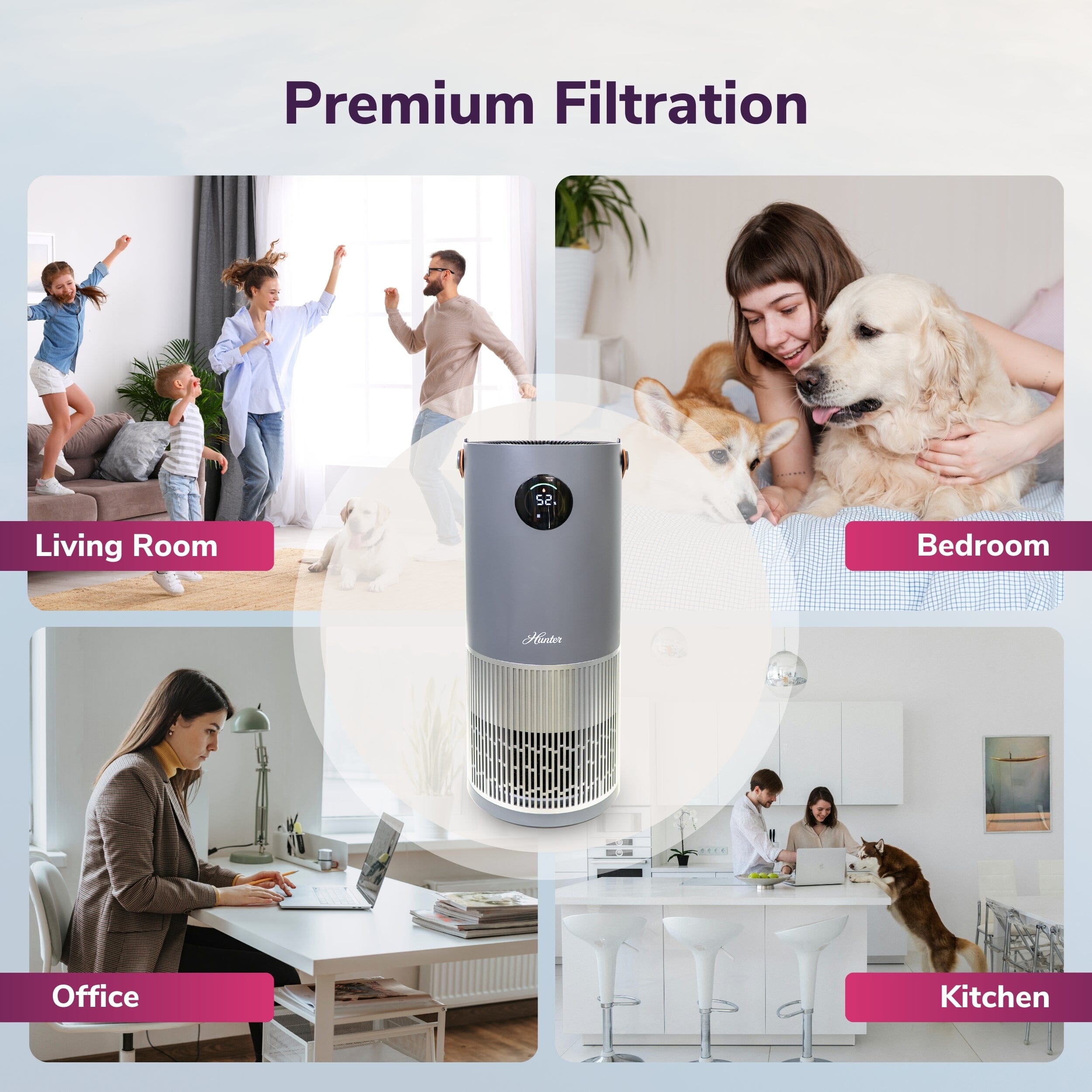 HPH625 2-in-1 True HEPA Air Purifier & Humidifier - Image 3