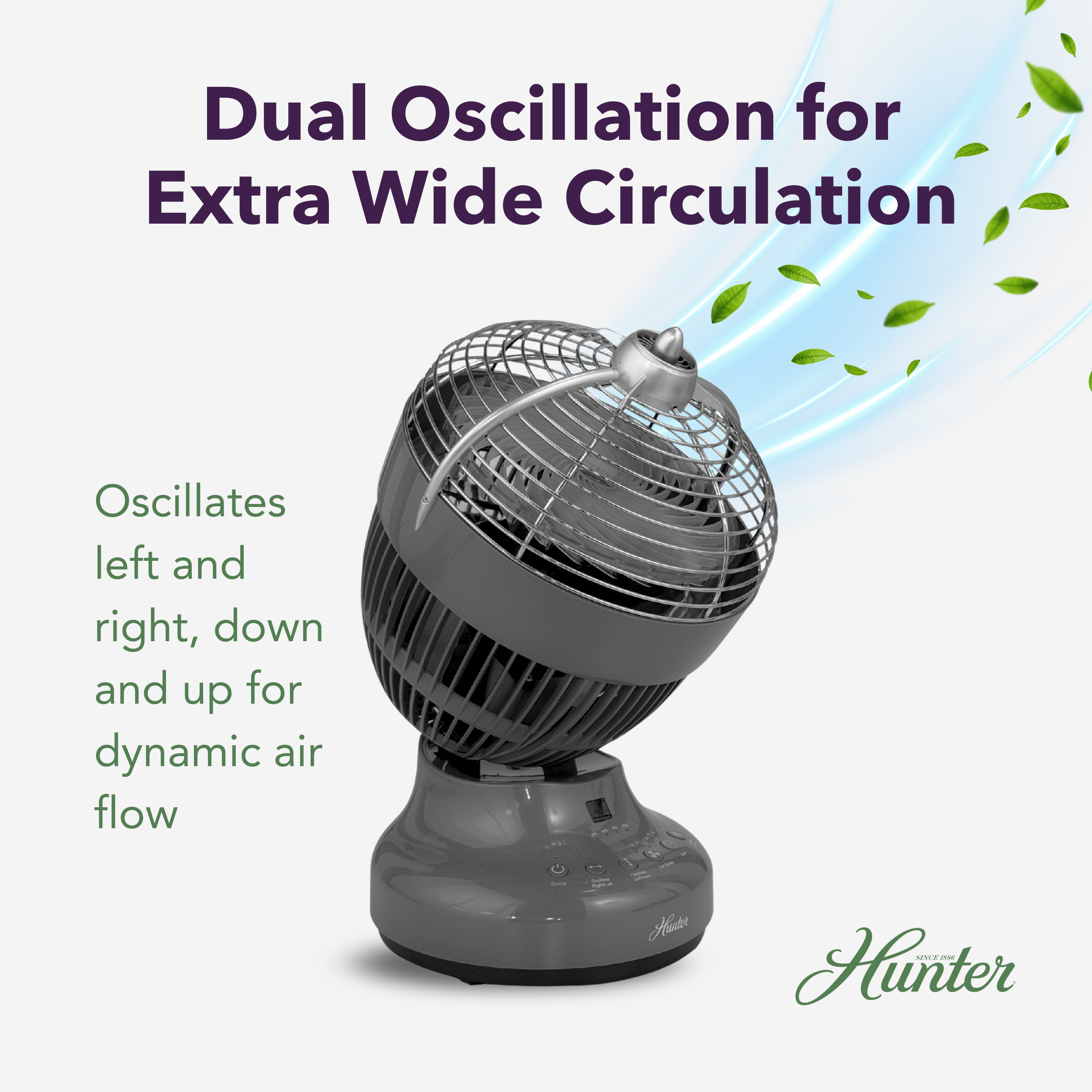 Hunter Cordless Oscillating Fan - Image 3